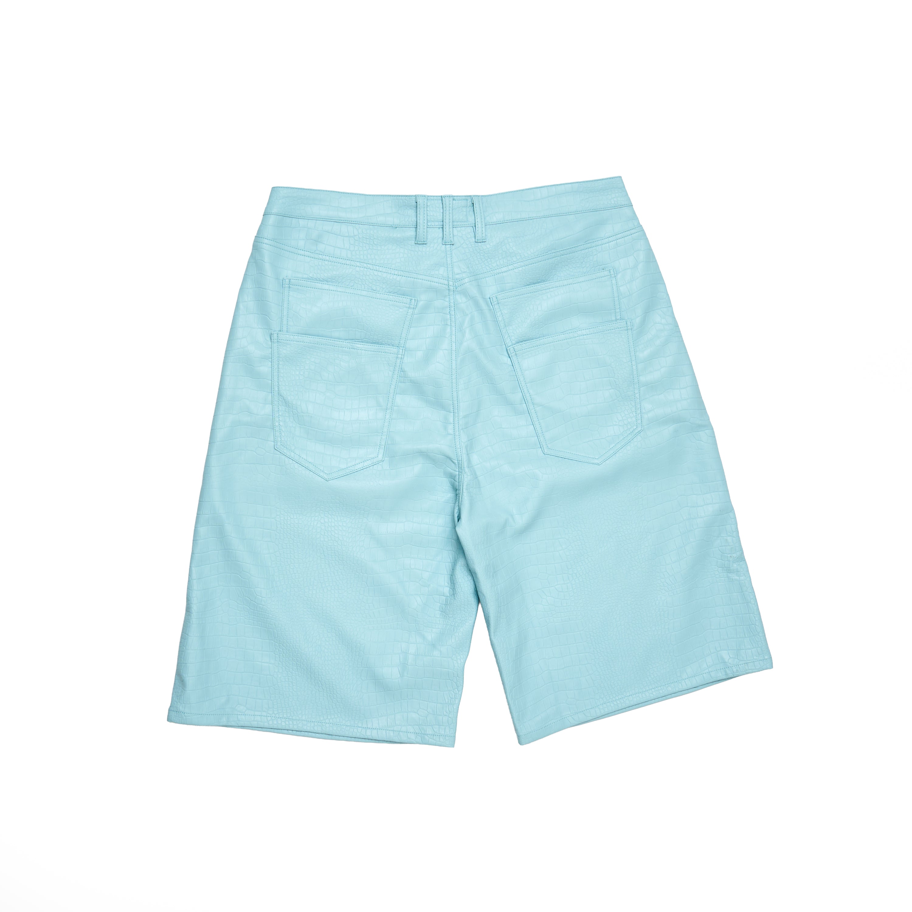 CAPRI CROC LEATHER JORTS
