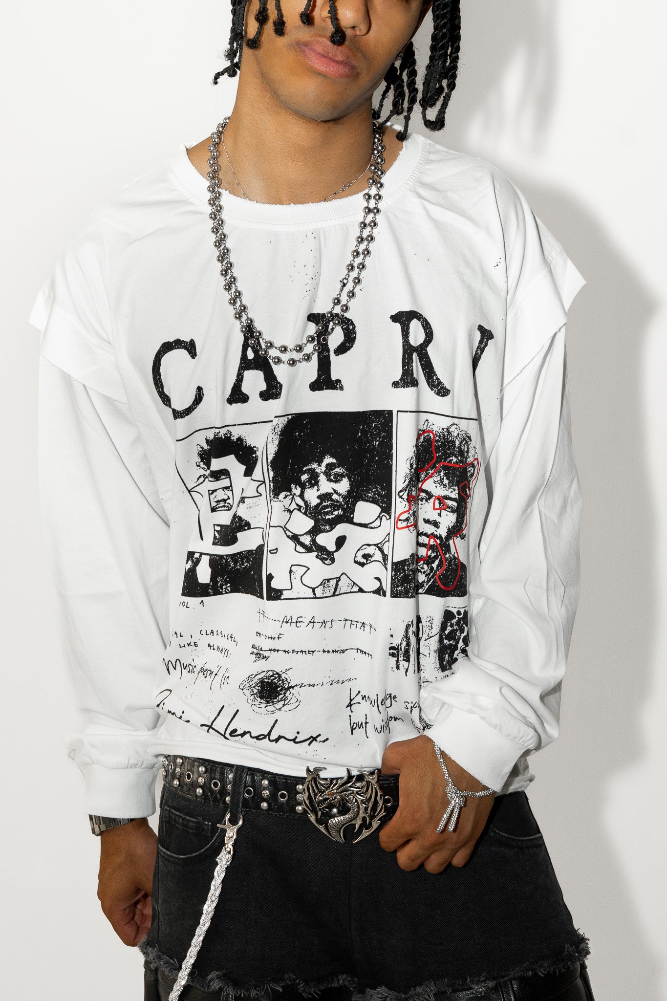 Capri White Long Sleeve
