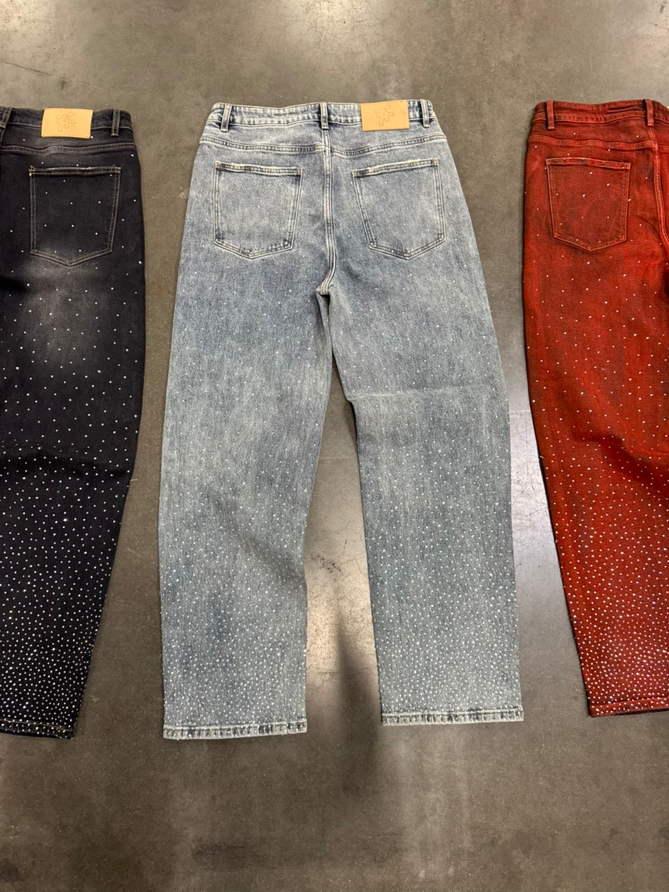 "Capri" Rhinestone Denim