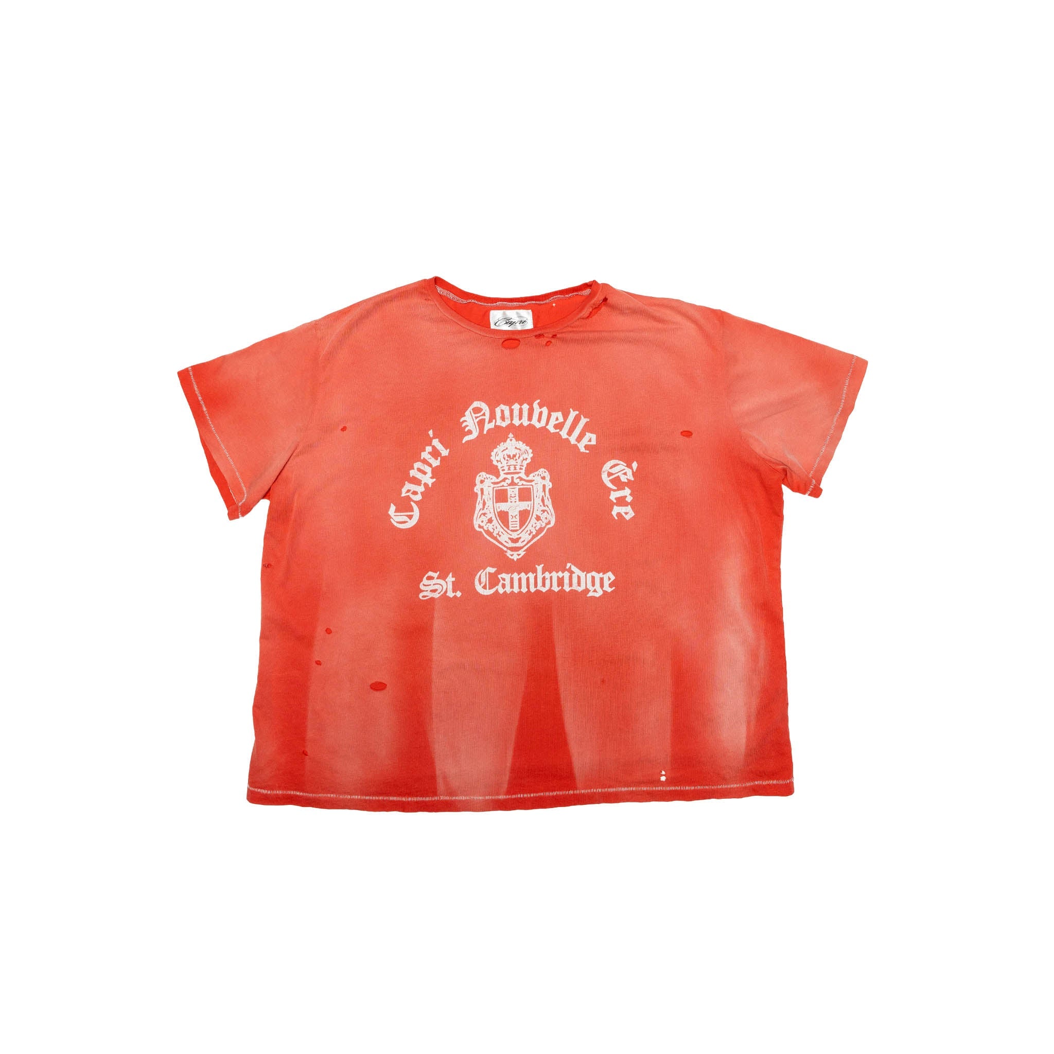Noble Crest Tee crimson red product view