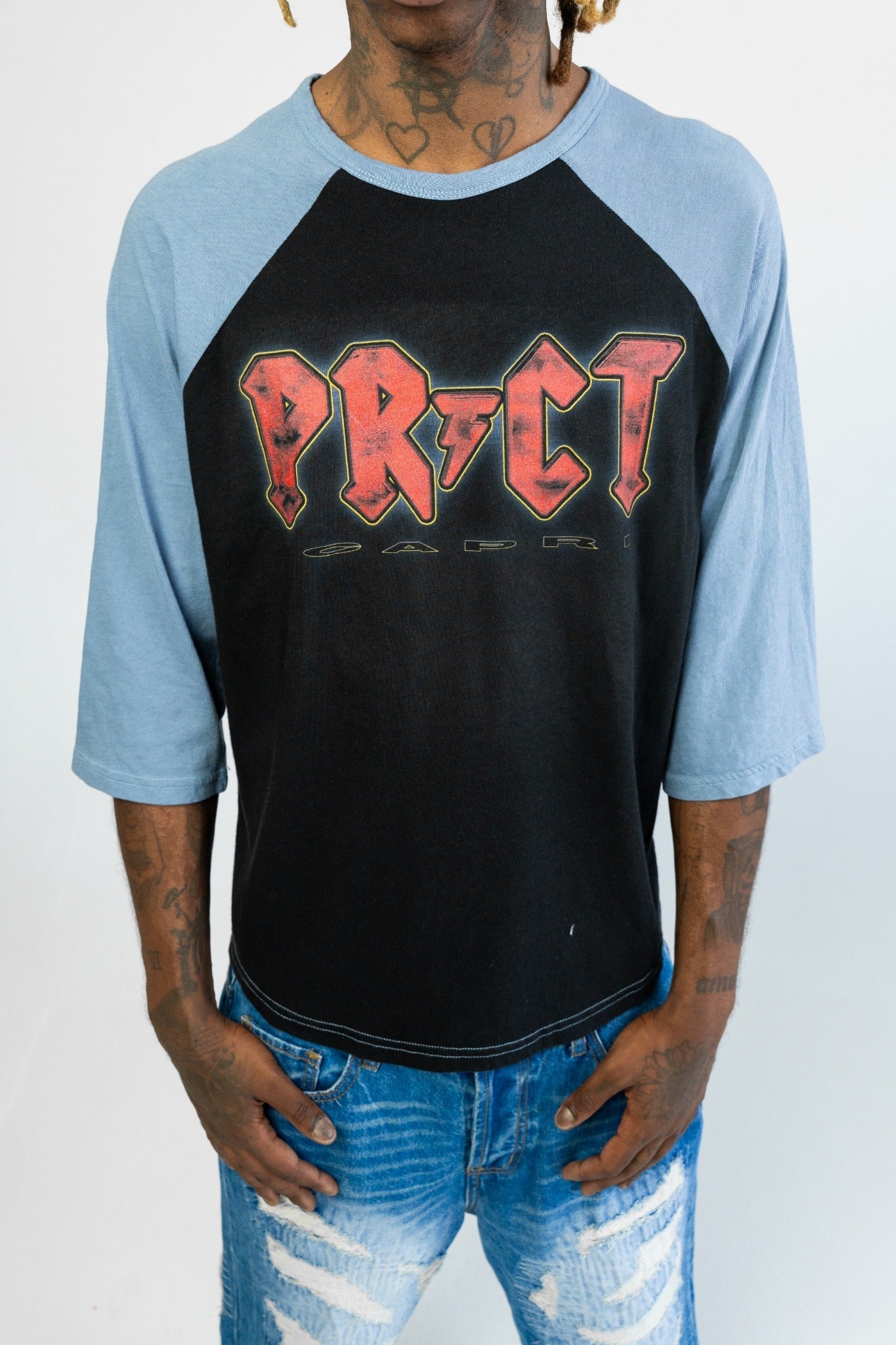 PRJCT Raglan front product view